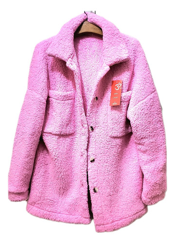 Sobrecamisa Abrigo/chaqueta Dama,nueva.t.l.rosada.