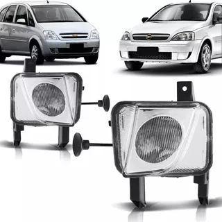 Juego De Faros Auxiliar Antiniebla P/ Chevrolet Corsa 2 2003 2004 2005 2006 2007 2008 2009 2010 2011