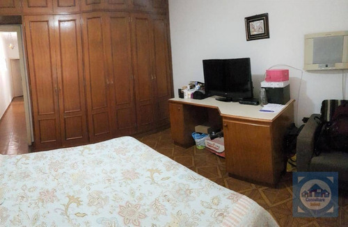 Casa Com 3 Dormitórios À Venda, 190 M² Por R$ 730.000,00 - Campo Grande - Santos/sp - Ca0774