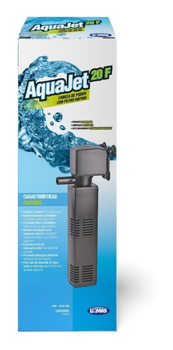 Imagen 2 de 6 de Filtro Interno Para Pecera Aquajet 20f 350 Litros Acuario