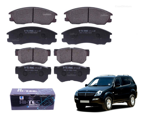 Pastillas Freno Ssangyong Rexton 2.9 2002-2006 Del + Tras