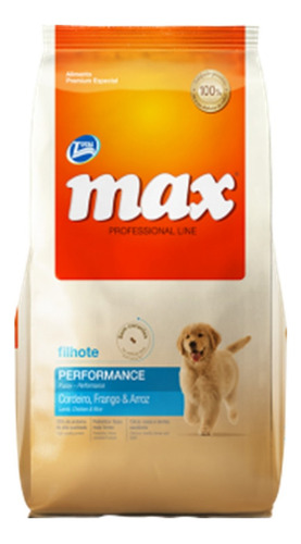 Max Cachorro Performance Pollo-arroz | Comida Perros X 2 Kg