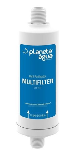 Refil Filtro Purificador Multifilter Planeta Água Rosca 1/2