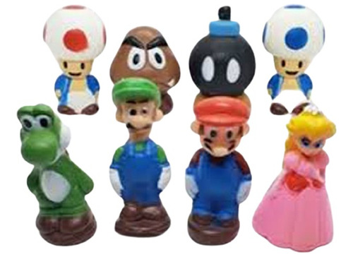  Super Mario Bros Brinquedo Lembrancinha Aniversario 30 Un