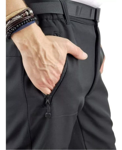Pantalón Térmico Softshell Hombre Con Cinturon. Tactico. 39