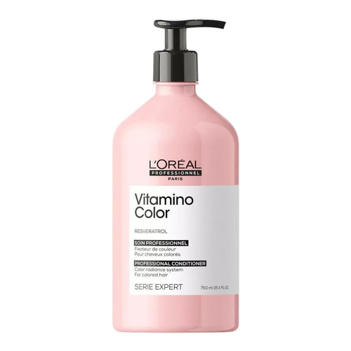 Imagen 4 de 4 de Loreal Vitamino Color Acondicionador Cabello Teñido X 750 Ml
