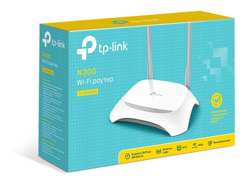 Imagen 3 de 4 de Router Wifi Tp-link 840 N Doble Antena Qos Simil 841n 300mb