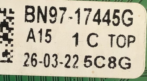 Main Samsung Bn94-00053t / Bn41-02852e / Modelo Un58tu700dfx (Usado)