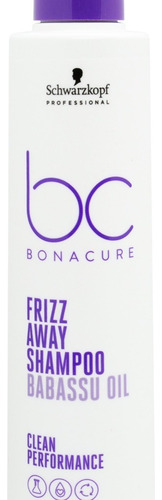 Schwarzkopf Bc Bonacure Frizz Away Shampoo Rulos X 250ml