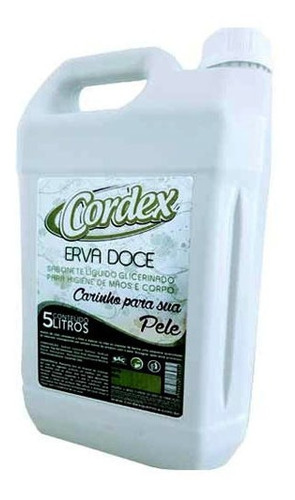 Sabonete Líquido Erva Doce 5 Litros - Cordex