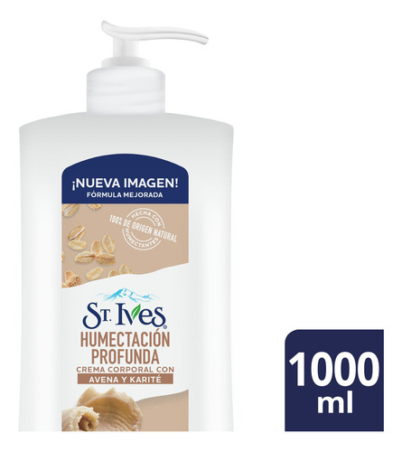 St Ives Crema Corporal Humectación Profunda 1lt