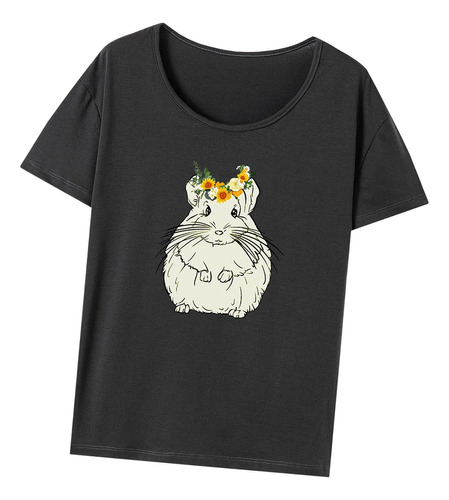 Camiseta Con Estampado De Animales De Dibujos Animados Para