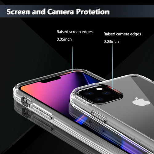 Imagen 7 de 9 de Funda Protector Rigida Antigolpe Para iPhone XS Max + Vidrio