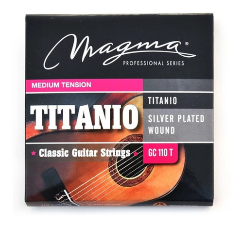 Encordado Guitarra Clasica Titanium Tension Media Gc110t