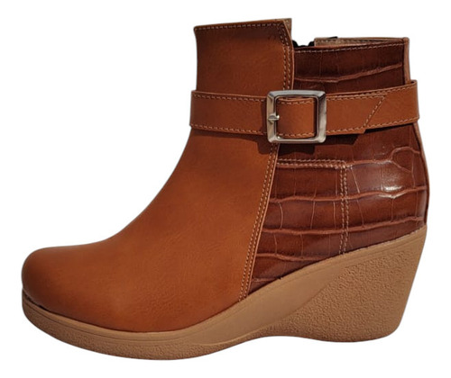 Botas De Taco Chino Para Mujer Combinada