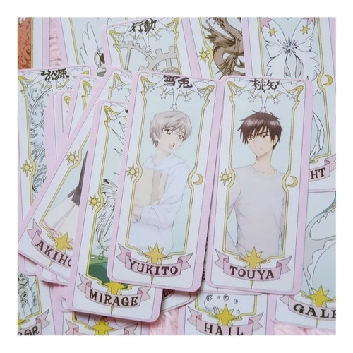 H 29 Cartas Sakura Tarjeta Transparente Captor Clow Cosplay