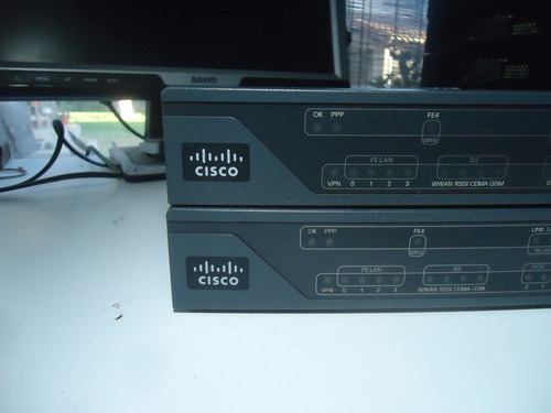 Router Cisco 881g Y 881 Gw 3g Pcex-3g-hspa-g Load Balance (Usado)