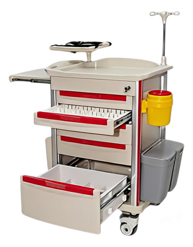 Carro De Paro P02 Dinipa Medical