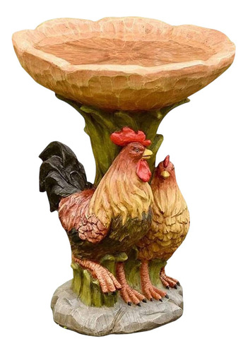 Alimentador De Resina, Estatua De Gallo, Estatuilla Para