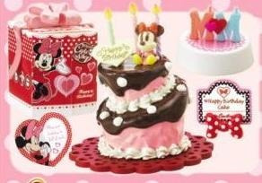 Kit Enfeite Miniatura Bolo De Aniversário Minnie - Novo