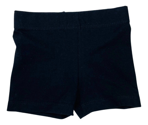 Shorts Infantil Básico Preto Em Cotton Infanti 46340