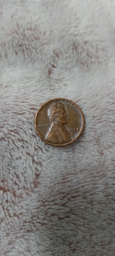Imagen 1 de 2 de Moneda De Un Centavo De 1958