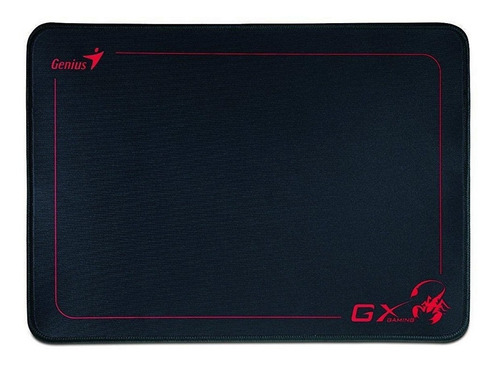 Mouse Pad gamer Genius GX-Control P100 GX Gaming de goma 257mm x 355mm x 3mm negro
