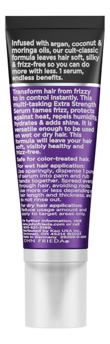 Suero Capilar Anti Frizz John Frieda, Viaje, 0.34 Oz/pack De