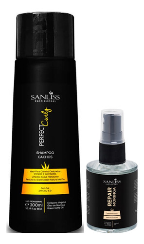 Sanliss Perfect Curly Shampoo E Repair Moringa