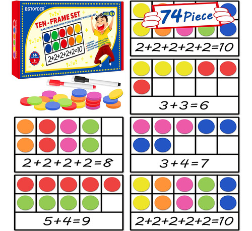 Ic Ten-frame Set - Juegos Manipulativos De Matemáticas...