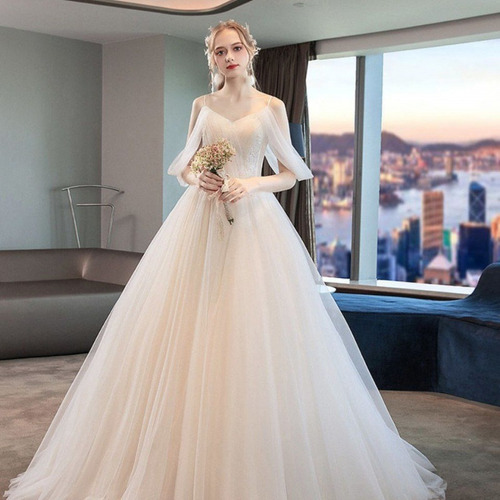 2023 Nuevos Vestidos De Novia Blancos Elegantes