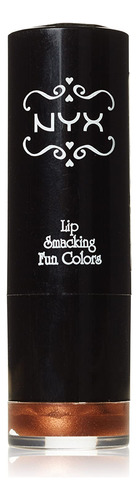 Nyx Round Case Lipstick Lip Cream 572 Cobre Marrón