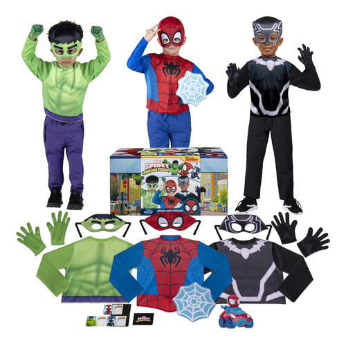 Spidey Friends - Caja Oficial De Disfraces De Halloween Par.