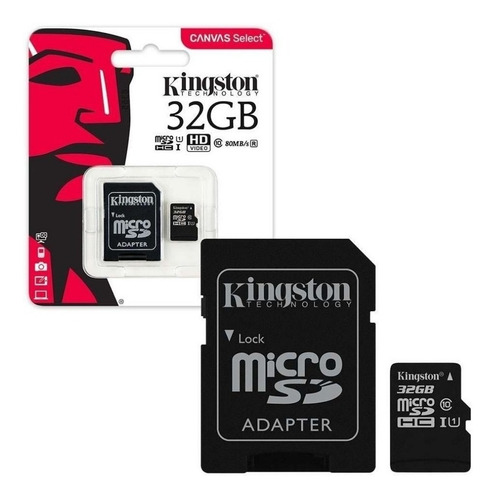 Tarjeta de memoria Kingston SDCS Canvas Select 32GB