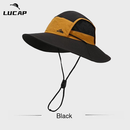 Gorro De Senderismo Impermeable De Ala Grande Para Hombre, P