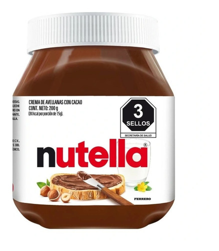 Nutella Crema De Avellanas 200 Gr