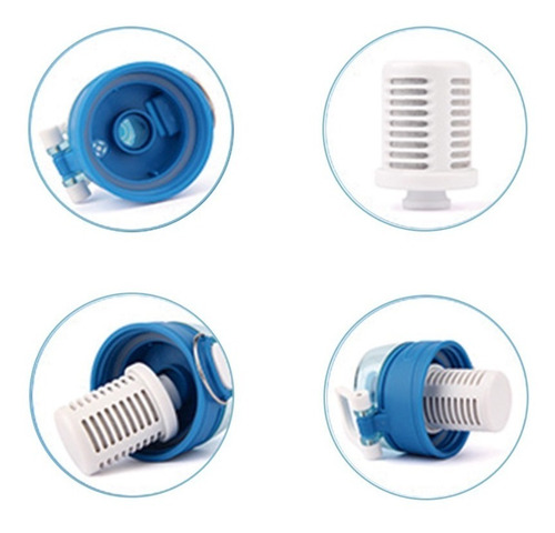 Imagen 3 de 7 de Oferta!!! Botella De Silicona Plegable Purificadora De Agua