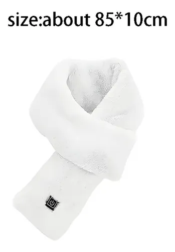 Bufanda Térmica Para Cuello, Terciopelo, Carga Usb, 3 Nivele