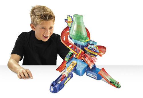 Pista De Juguete Hot Wheels Color Shifters Laboratorio Cient