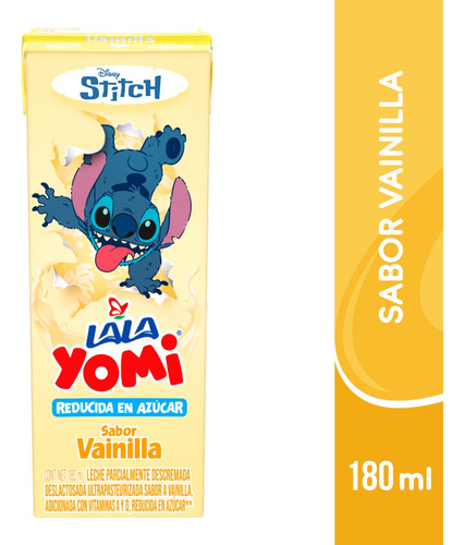 Lala Yomi Leche Sabor Vainilla. Pack De 27 Pzs De 180 Ml