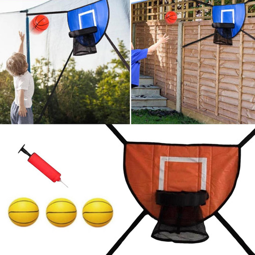 Juego De Aro De Baloncesto Con Baloncesto Amarillo