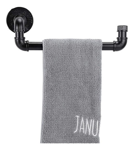Sumnacon Industrial Iron Pipe Towel Rack Holder - Heavy Duty