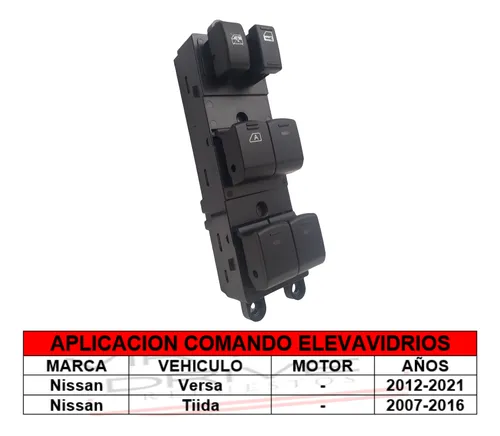 Comando Master Principal Switch Elevavidrios Nissan Tiida