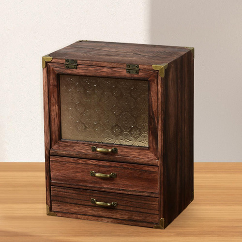 Organizador De Maquillaje Con Cajón, Caja De Estilo A