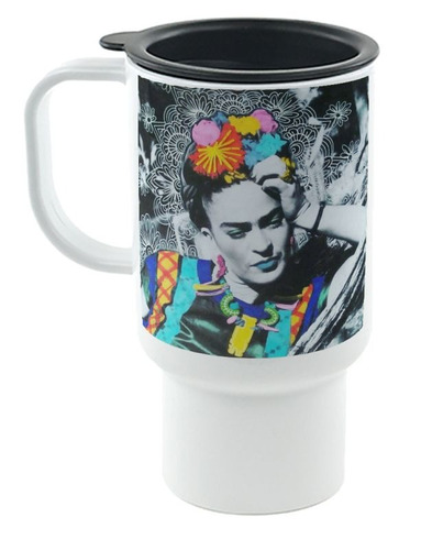 Jarro Termico Frida Kahlo Pop Art M3