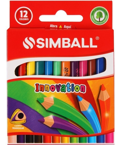 Lapices Simball Innovation X12 Cortos