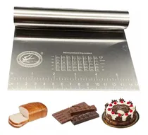 Comprar Espátula Acero Alisador Masas Tortas Scraper Cortador Cornet