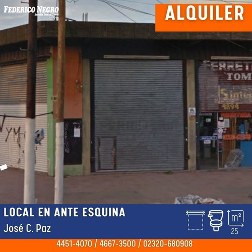 Imagen 1 de 5 de Local En Alquiler En José C Paz