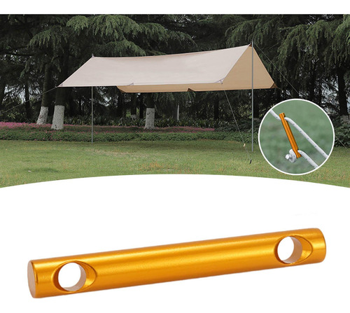 3 Tensor De Cuerda Para Tienda De Campaña, Ajustador De Oro