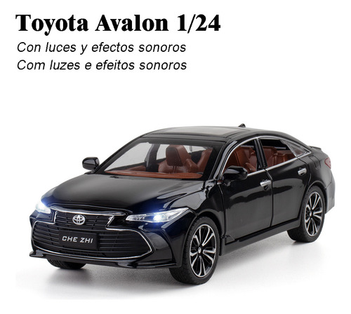 2018 Toyota Avalon V6 1/24 Modelo De Coche De Metal Fundido